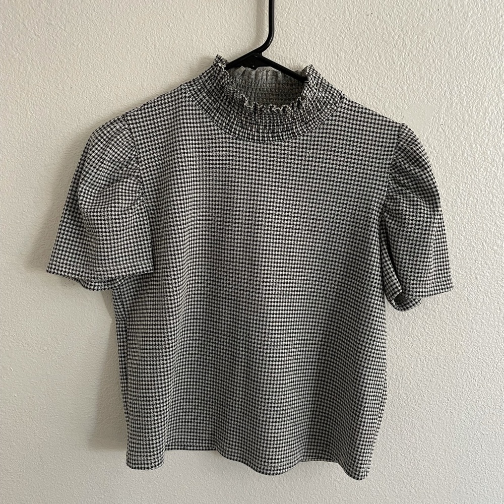ZARA gingham top